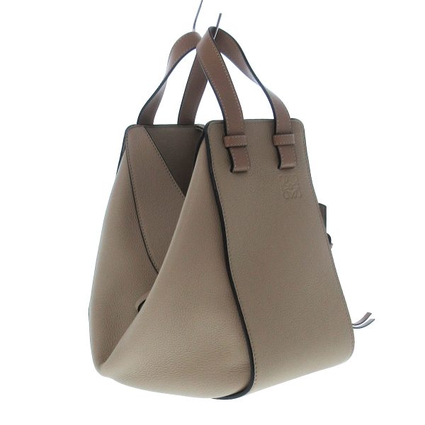 37599345 2 Loewe Hammock Small Handbag Leather Beige