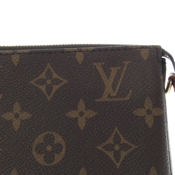 37600495 13 Louis Vuitton Pochette Accessoire Monogram Canvas Shoulder Bag Brown