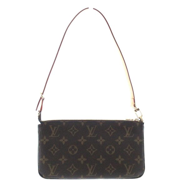 37600495 3 Louis Vuitton Pochette Accessoire Monogram Canvas Shoulder Bag Brown