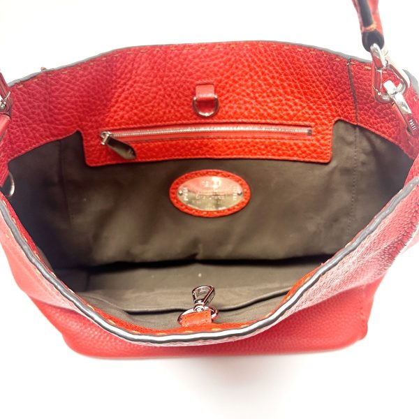 37603477 7 Fendi Tote Bag Leather Red