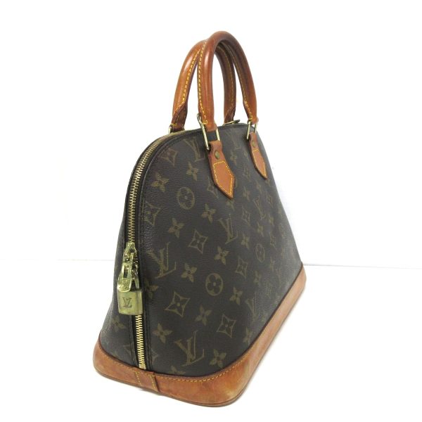 37603562 2 Louis Vuitton Alma Monogram Canvas Handbag Brown