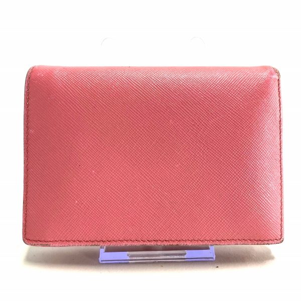 37603792 2 Prada Bifold Wallet Leather Pink