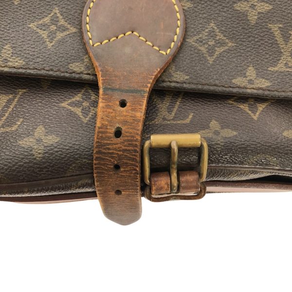 37607021 11 Louis Vuitton Cartesier Monogram Canvas Shoulder Bag Brown