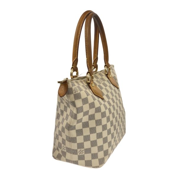 37607077 2 Louis Vuitton Saleya Damier Canvas Handbag Azure