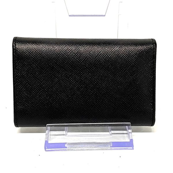 37607130 2 Prada Key Case Leather Black