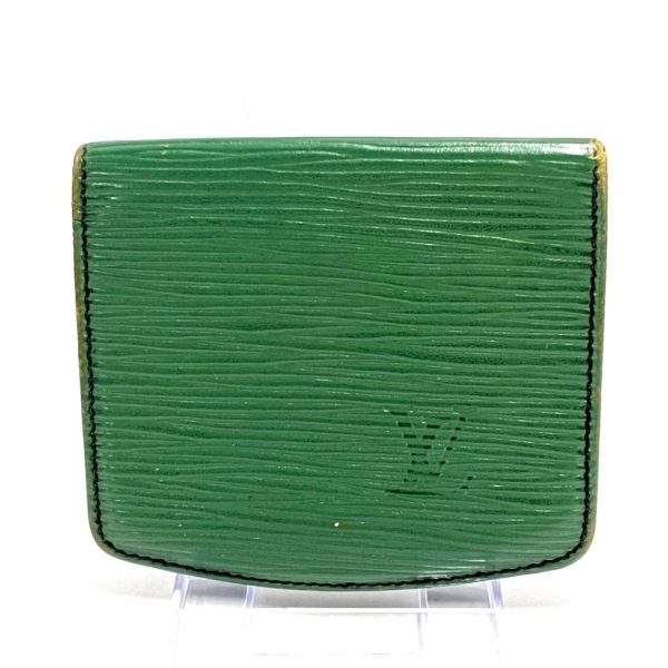 37607131 1 Louis Vuitton Cuvette Spool Coin Case Leather Martier Borneo Green