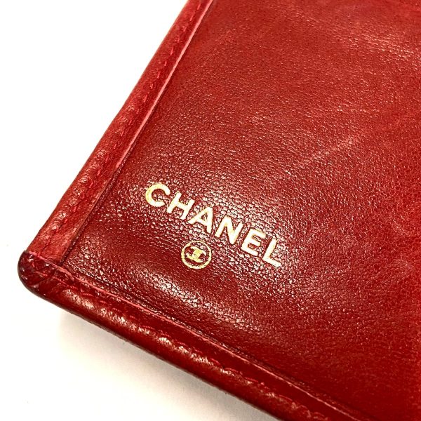 37607146 5 Chanel Bicolore Long Wallet Lambskin Red