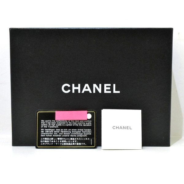 37607167 11 Chanel Cambon Line Long Wallet Lambskin Enamel Black