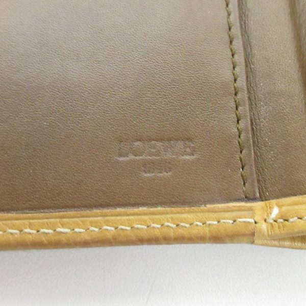 37609324 5 Loewe Trifold Wallet Leather Brown