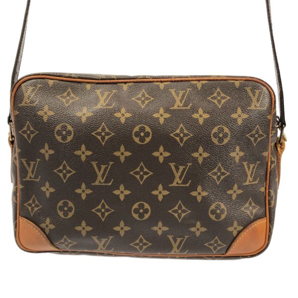 37610351 3 Louis Vuitton Nile Monogram Canvas Shoulder Bag Brown