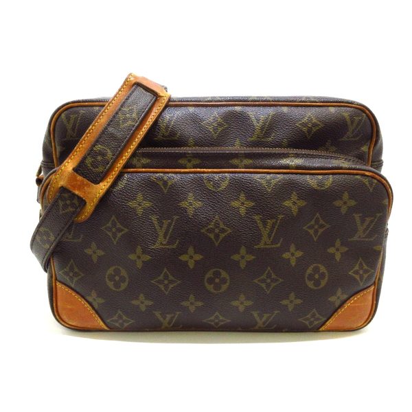 37611069 1 Louis Vuitton Nile Monogram Canvas Shoulder Bag Brown