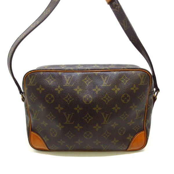 37611069 3 Louis Vuitton Nile Monogram Canvas Shoulder Bag Brown