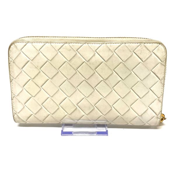 37611493 2 Bottega Veneta Zip Around Wallet White Leather