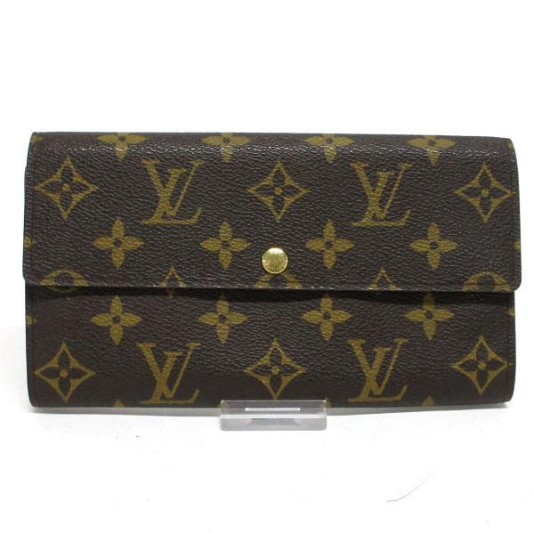 37611575 1 Louis Vuitton Porte Monet Monogram Long Wallet Brown