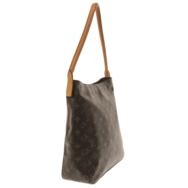 37612590 2 Louis Vuitton Looping Monogram Canvas Shoulder Bag Brown