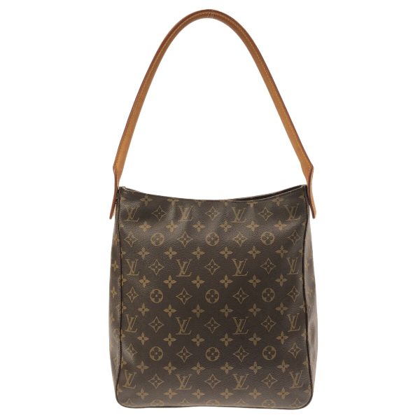 37612590 3 Louis Vuitton Looping Monogram Canvas Shoulder Bag Brown