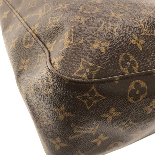 37612590 5 Louis Vuitton Looping Monogram Canvas Shoulder Bag Brown