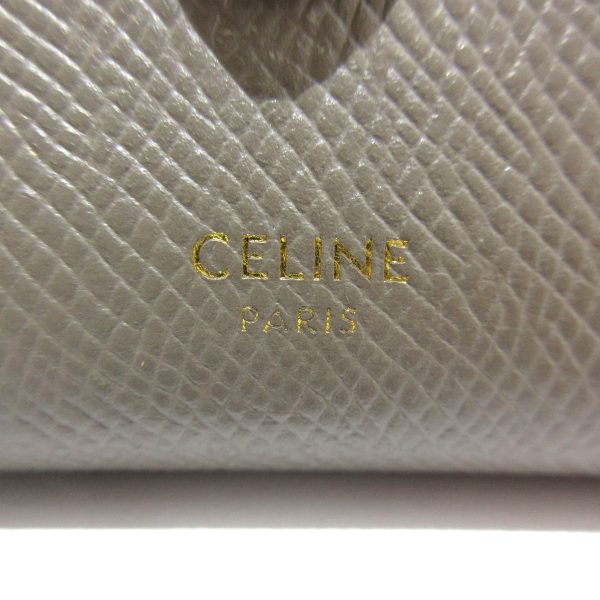 37612711 5 Celine Small Strap Leather Wallet Gray