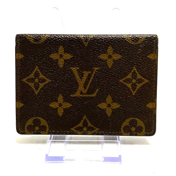 37612895 1 Louis Vuitton Porto 2 Cult Vertical Monogram Canvas Pass Case Brown