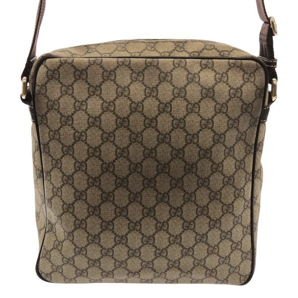 37612907 3 Gucci GG Supreme Shoulder Bag Dark Brown