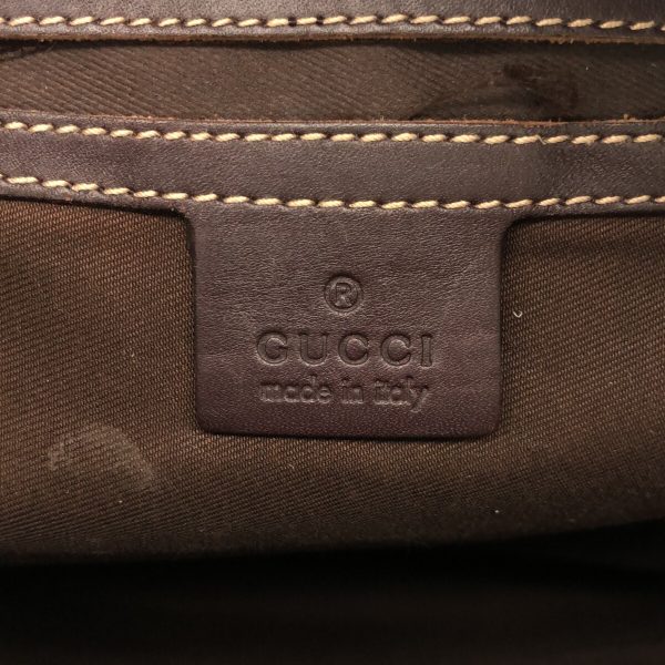 37612907 7 Gucci GG Supreme Shoulder Bag Dark Brown