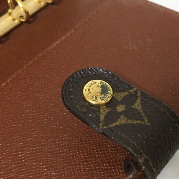 37613069 7 Louis Vuitton Agenda Monogram Canvas Notebook Brown