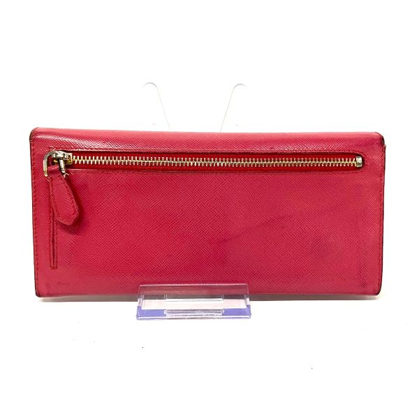 37613825 2 Prada Long Wallet Leather Pink