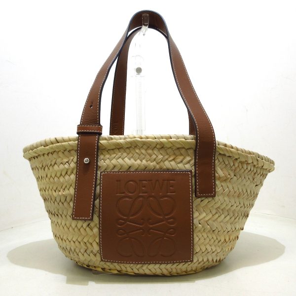 37615119 1 Loewe Basket Tote Bag Straw Ivory