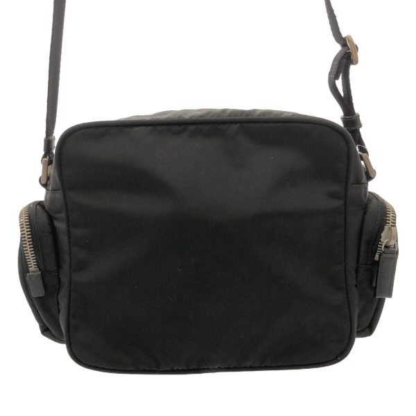 37626560 3 Prada Shoulder Bag Nylon Leather Black