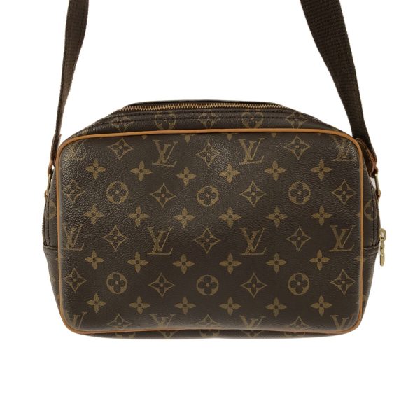 37626912 3 Louis Vuitton Reporter Monogram Canvas Shoulder Bag Brown