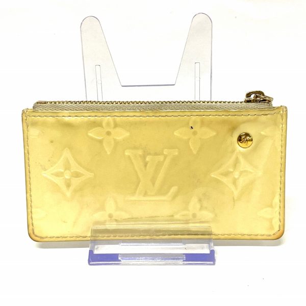 37627202 2 Louis Vuitton Pochette Cleat Patent Leather Coin Case Perle