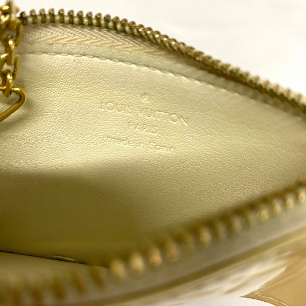 37627202 4 Louis Vuitton Pochette Cleat Patent Leather Coin Case Perle