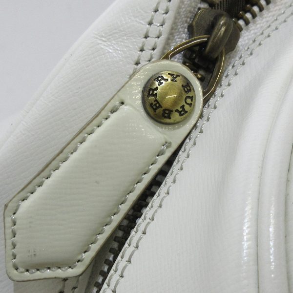 37627713 12 Burberry Shoulder Bag Plaid Pattern Ivory