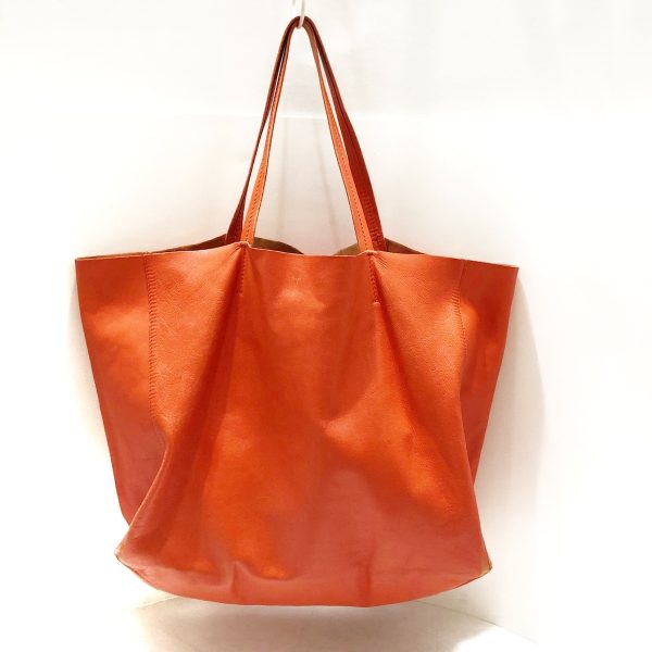 37628863 1 Celine Horizontal Cover Leather Tote Bag Orange