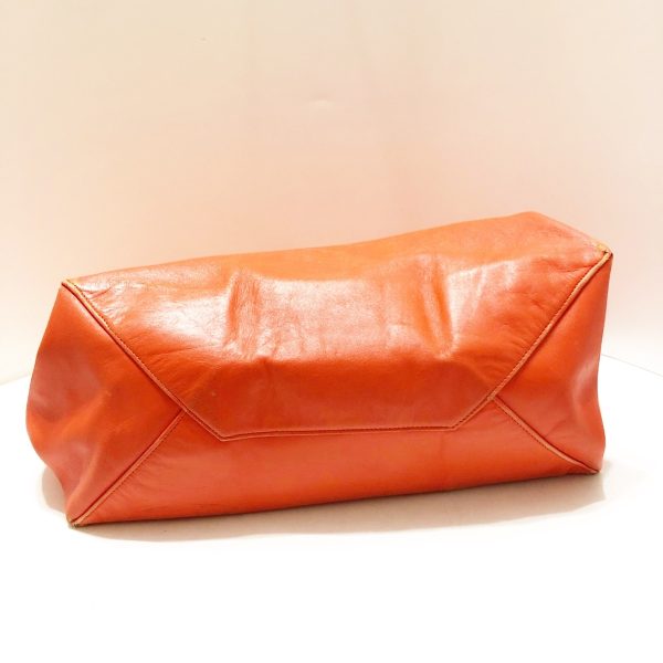 37628863 4 Celine Horizontal Cover Leather Tote Bag Orange