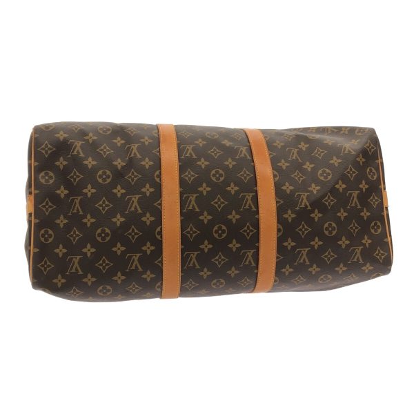 37629054 4 Louis Vuitton Keepall Bandouliere Monogram Canvas Boston Bag Brown