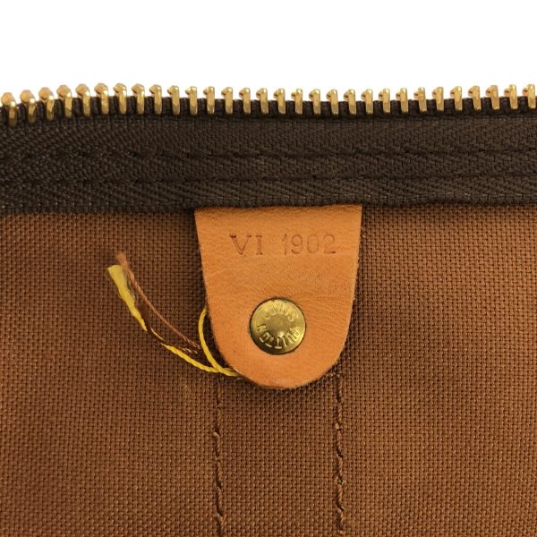 37629054 8 Louis Vuitton Keepall Bandouliere Monogram Canvas Boston Bag Brown