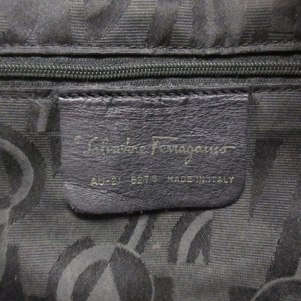 37629057 8 Salvatore Ferragamo Boston Nylon Leather Bag Khaki