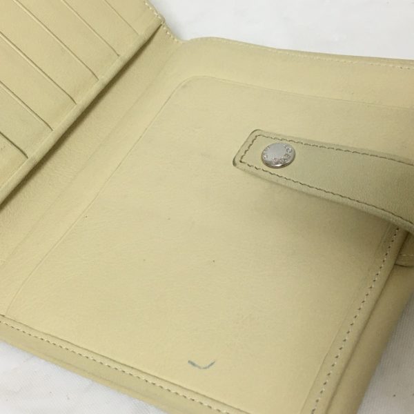 37629748 9 Loewe W Hook Wallet Leather Beige