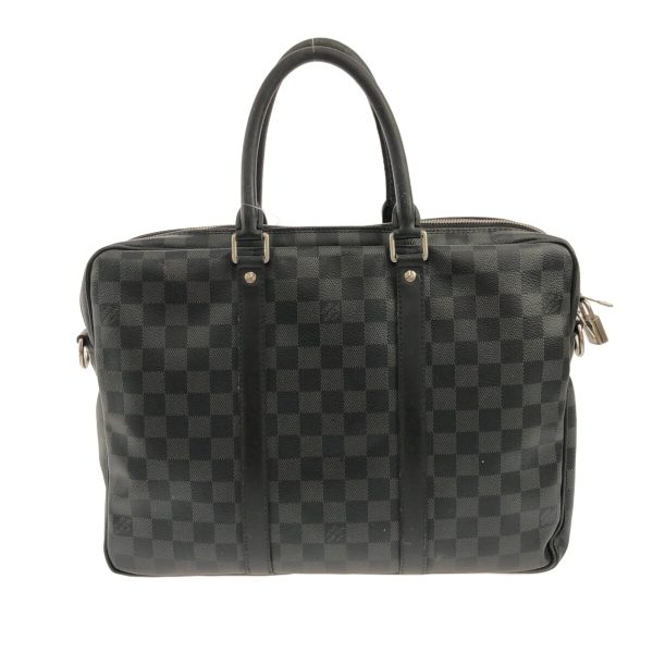 37629761 1 Louis Vuitton PDV PM Damier Graphite Canvas Business Bag Brown