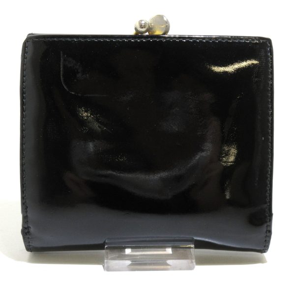 37630164 2 Salvatore Ferragamo Vara W Hook Enamel Wallet Black