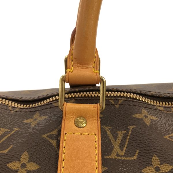 37630654 10 Louis Vuitton Keepall Monogram Canvas Boston Bag Brown