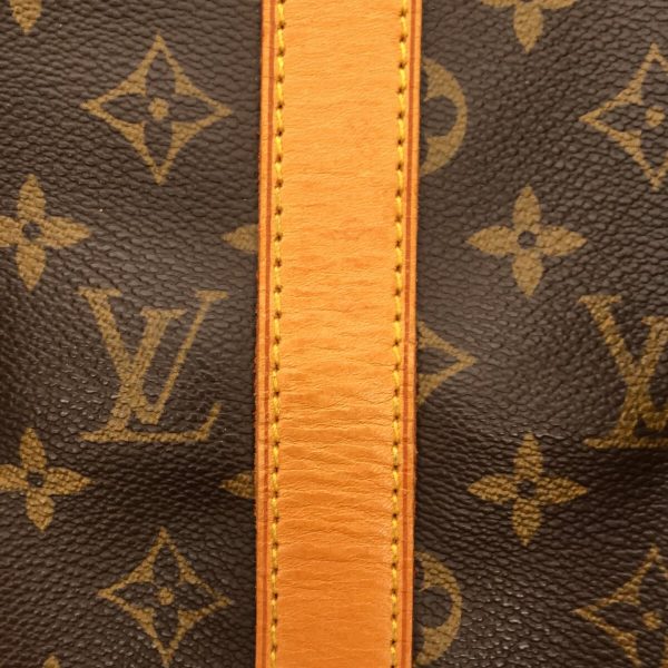 37630654 13 Louis Vuitton Keepall Monogram Canvas Boston Bag Brown