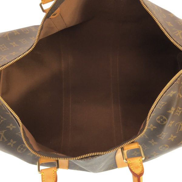 37630654 6 Louis Vuitton Keepall Monogram Canvas Boston Bag Brown