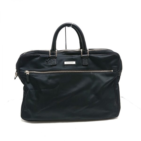 37630826 1 Burberry Business Bag Nylon Leather Black