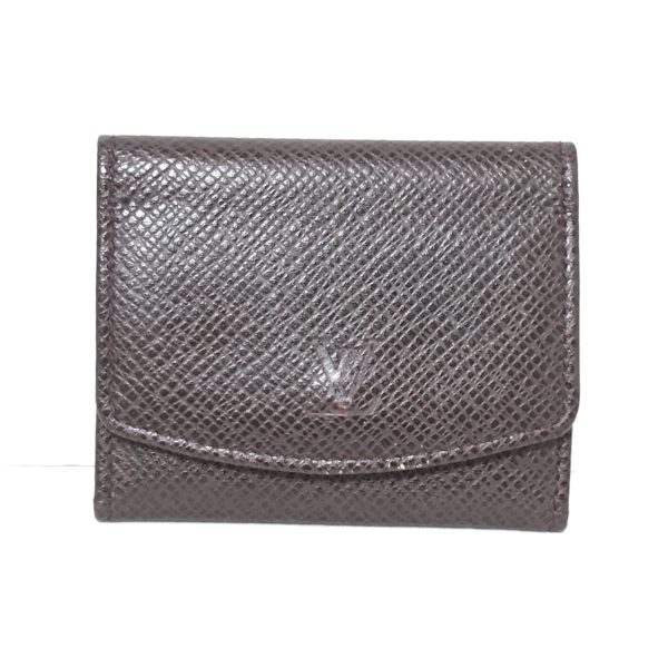 37631335 1 Louis Vuitton Accessory Case Taiga Leather Cufflink Case Acaju