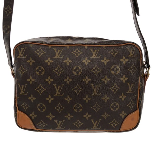 37632288 3 Louis Vuitton Nile Monogram Canvas Shoulder Bag Brown