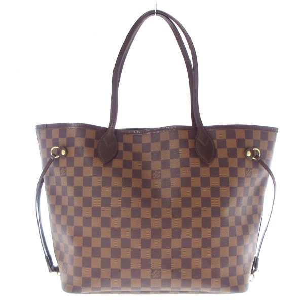 37634454 1 Louis Vuitton Neverfull Canvas Damier Tote Bag Ebene