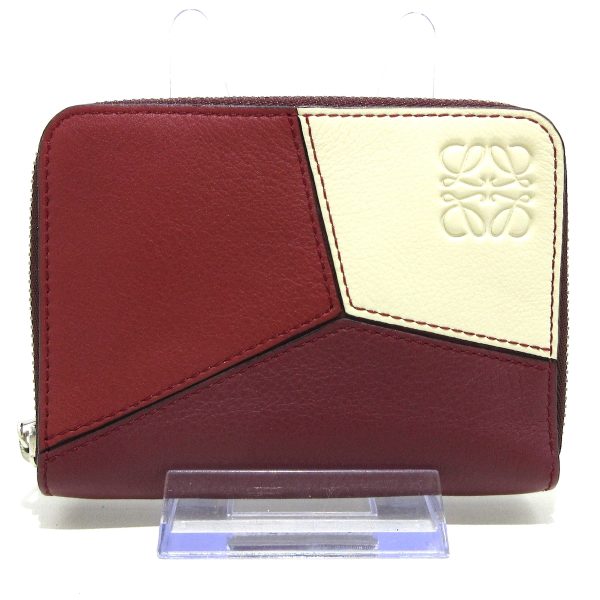 37634919 1 Loewe Coin Case Leather Bordeaux