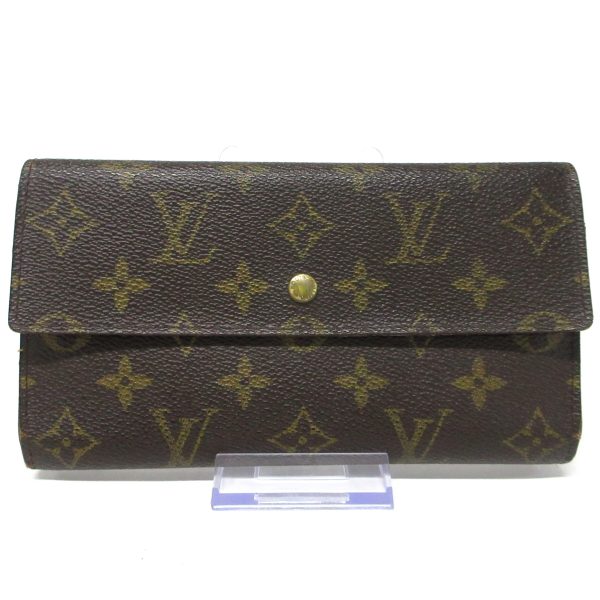 37634946 1 Louis Vuitton Porto Tresor International Monogram Long Wallet Brown